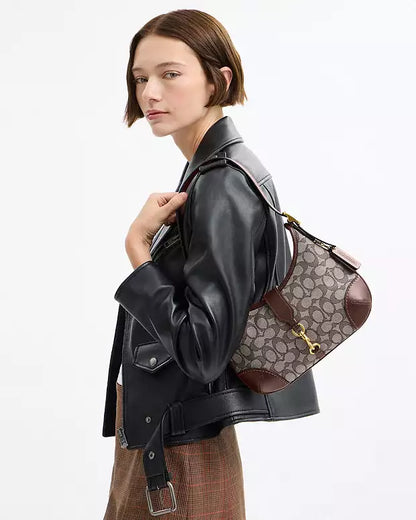 Hamptons Hobo Bag In Signature Jacquard