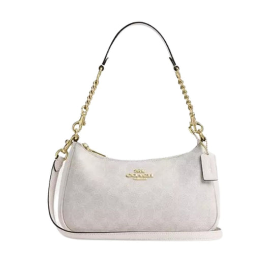 Teri Signature Canvas bag, white